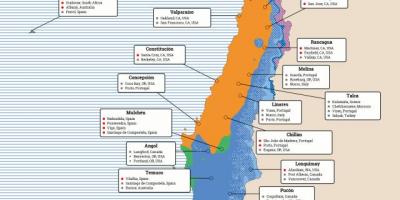 Harta Chile climatice