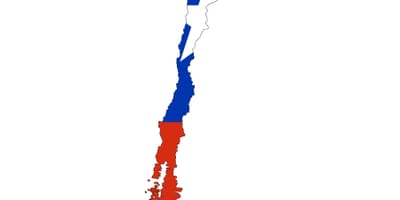 Chile harta flag