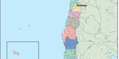 Harta Chile vector