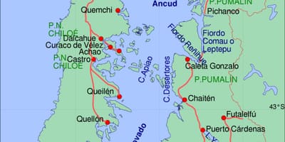 Harta chiloe Chile