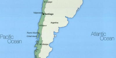 Chile iquique arată hartă