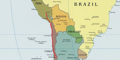 Harta nordul Chile
